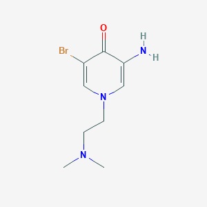 3-Amino-5-bromo-1-[2-(dimethylamino)ethyl]-1,4-dihydropyridin-4-one