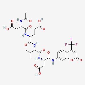 molecular formula C30H34F3N5O13 B1330964 Ac-Asp-Glu-Val-Asp-AFC CAS No. 201608-14-2