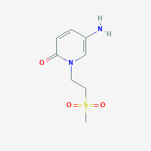 5-Amino-1-(2-methanesulfonylethyl)-1,2-dihydropyridin-2-one