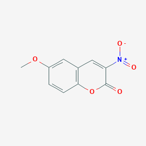 2H-1-Benzopyran-2-one, 6-methoxy-3-nitro-