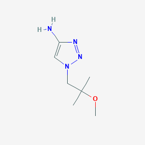 1-(2-Methoxy-2-methylpropyl)-1H-1,2,3-triazol-4-amine