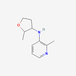 2-methyl-N-(2-methyloxolan-3-yl)pyridin-3-amine