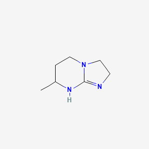 7-Methyl-2H,3H,5H,6H,7H,8H-imidazo[1,2-a]pyrimidine