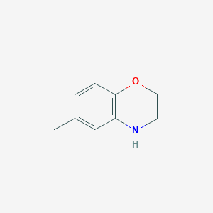 molecular formula C9H11NO B1330974 6-甲基-3,4-二氢-2H-1,4-苯并噁嗪 CAS No. 71472-57-6