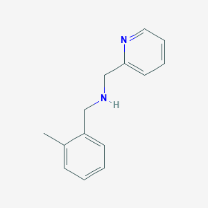 molecular formula C14H16N2 B13309806 [(2-Methylphenyl)methyl](pyridin-2-ylmethyl)amine CAS No. 680185-69-7