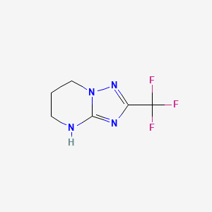 2-(Trifluoromethyl)-4H,5H,6H,7H-[1,2,4]triazolo[1,5-a]pyrimidine