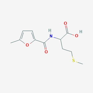 molecular formula C11H15NO4S B1330986 2-[(5-Methyl-furan-2-carbonyl)-amino]-4-methylsulfanylbutyric acid CAS No. 324001-24-3
