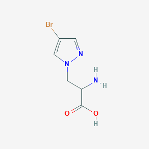 2-amino-3-(4-bromo-1H-pyrazol-1-yl)propanoic acid