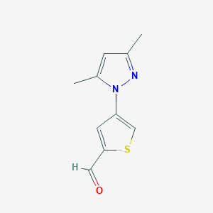 4-(3,5-Dimethyl-1H-pyrazol-1-YL)thiophene-2-carbaldehyde