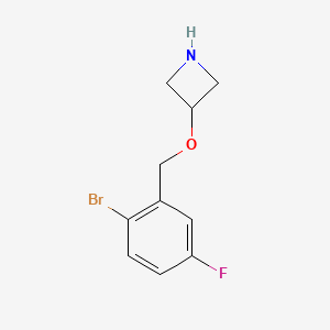 3-((2-Bromo-5-fluorobenzyl)oxy)azetidine