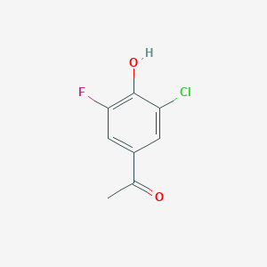 1-(3-Chloro-5-fluoro-4-hydroxyphenyl)ethan-1-one