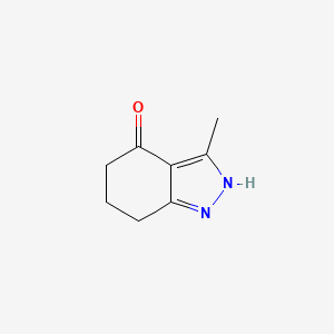 molecular formula C8H10N2O B1330998 3-methyl-6,7-dihydro-1H-indazol-4(5H)-one CAS No. 63446-38-8