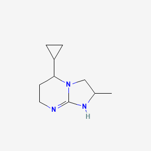 5-Cyclopropyl-2-methyl-2H,3H,5H,6H,7H,8H-imidazo[1,2-a]pyrimidine