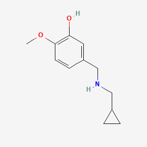 5-{[(Cyclopropylmethyl)amino]methyl}-2-methoxyphenol