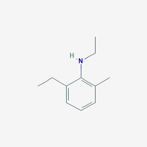 molecular formula C11H17N B13310107 N,2-diethyl-6-methylaniline 