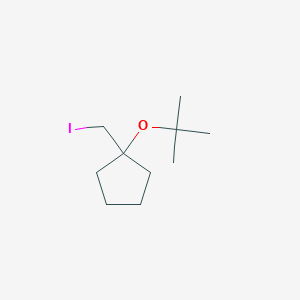 1-(Tert-butoxy)-1-(iodomethyl)cyclopentane