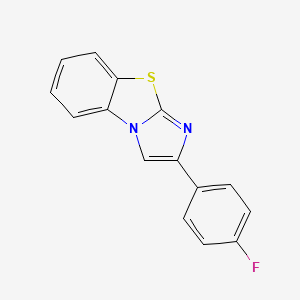 molecular formula C15H9FN2S B1331012 2-(4-Fluorophenyl)imidazo[2,1-b][1,3]benzothiazole 