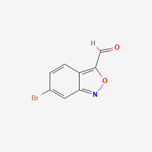 6-Bromo-2,1-benzoxazole-3-carbaldehyde