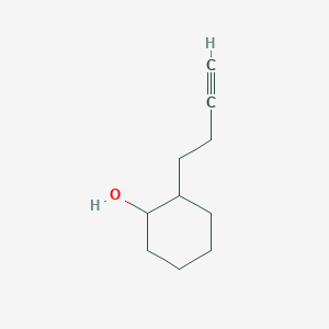 2-(But-3-yn-1-yl)cyclohexan-1-ol