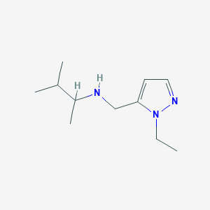 [(1-Ethyl-1H-pyrazol-5-yl)methyl](3-methylbutan-2-yl)amine