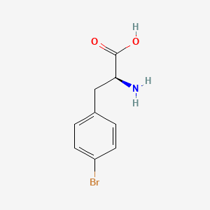 molecular formula C9H10BrNO2 B1331020 4-Bromo-L-phenylalanine CAS No. 24250-84-8