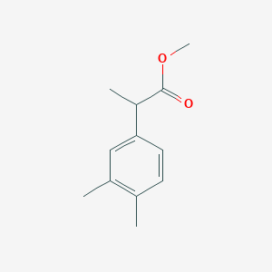 molecular formula C12H16O2 B13310221 Methyl 2-(3,4-dimethylphenyl)propanoate 