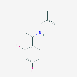 [1-(2,4-Difluorophenyl)ethyl](2-methylprop-2-en-1-yl)amine