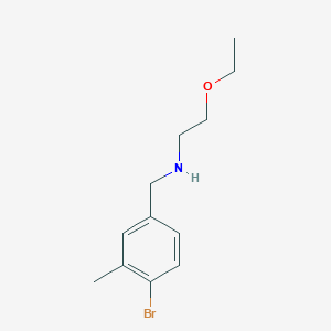 [(4-Bromo-3-methylphenyl)methyl](2-ethoxyethyl)amine