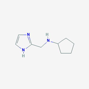 N-(1H-imidazol-2-ylmethyl)cyclopentanamine