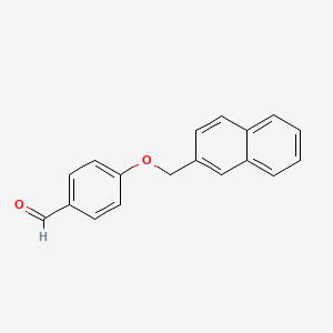 molecular formula C18H14O2 B1331030 4-(2-Naphthylmethoxy)benzaldehyde CAS No. 172931-93-0