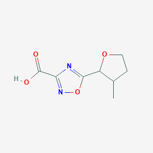 5-(3-Methyloxolan-2-yl)-1,2,4-oxadiazole-3-carboxylic acid