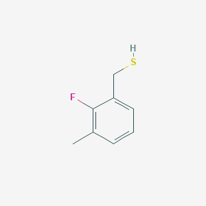 molecular formula C8H9FS B13310349 (2-Fluoro-3-methylphenyl)methanethiol CAS No. 357613-02-6