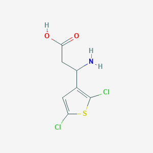 3-Amino-3-(2,5-dichlorothiophen-3-YL)propanoic acid