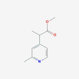 Methyl 2-(2-methylpyridin-4-yl)propanoate