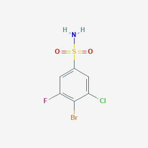 4-Bromo-3-chloro-5-fluorobenzene-1-sulfonamide