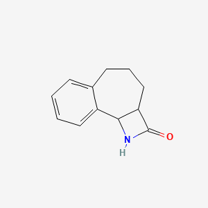 molecular formula C12H13NO B13310396 3-Azatricyclo[7.4.0.0,2,5]trideca-1(13),9,11-trien-4-one 