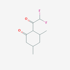 2-(2,2-Difluoroacetyl)-3,5-dimethylcyclohexan-1-one