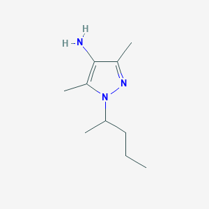 3,5-Dimethyl-1-(pentan-2-yl)-1H-pyrazol-4-amine