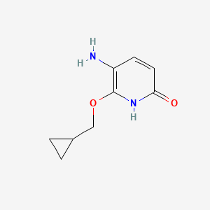 5-Amino-6-(cyclopropylmethoxy)pyridin-2-OL