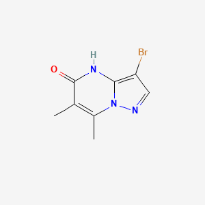 3-Bromo-6,7-dimethyl-4H,5H-pyrazolo[1,5-a]pyrimidin-5-one