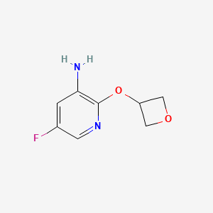 5-Fluoro-2-(oxetan-3-yloxy)pyridin-3-amine