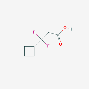 3-Cyclobutyl-3,3-difluoropropanoic acid