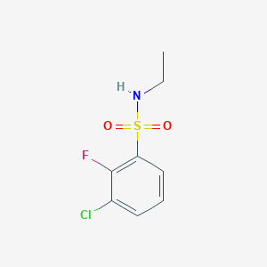 3-Chloro-N-ethyl-2-fluorobenzene-1-sulfonamide