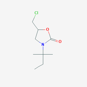 5-(Chloromethyl)-3-(2-methylbutan-2-yl)-1,3-oxazolidin-2-one