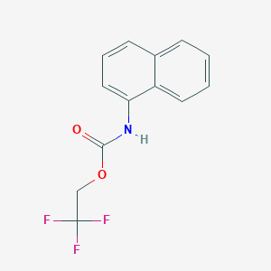 molecular formula C13H10F3NO2 B1331064 2,2,2-三氟乙基 1-萘甲氨酸酯 CAS No. 363-21-3