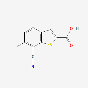 7-Cyano-6-methyl-1-benzothiophene-2-carboxylic acid