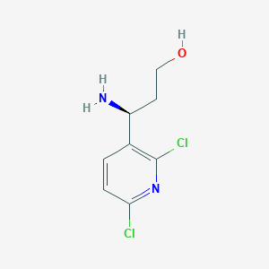 (3S)-3-Amino-3-(2,6-dichloro(3-pyridyl))propan-1-OL