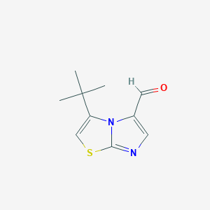 3-Tert-butylimidazo[2,1-B][1,3]thiazole-5-carbaldehyde