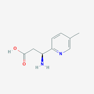 (3S)-3-amino-3-(5-methylpyridin-2-yl)propanoic acid