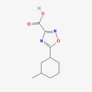 5-(3-Methylcyclohexyl)-1,2,4-oxadiazole-3-carboxylic acid